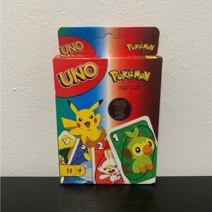 UNO Pokémon NEW Playing Card Deck Mattel English Asia Nintendo Game